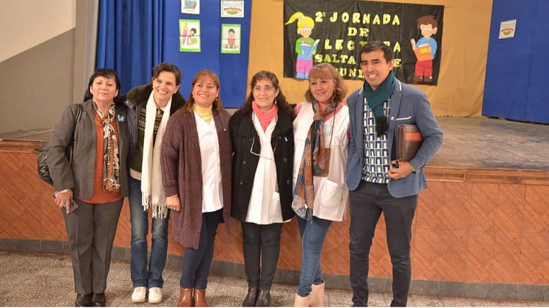 colonia 1 Autoridades de la Escuela 4628 José Benito Graña de Colonia Santa Rosa.