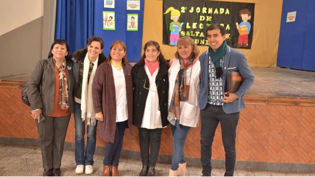 Autoridades de la Escuela 4628 José Benito Graña de Colonia Santa Rosa.